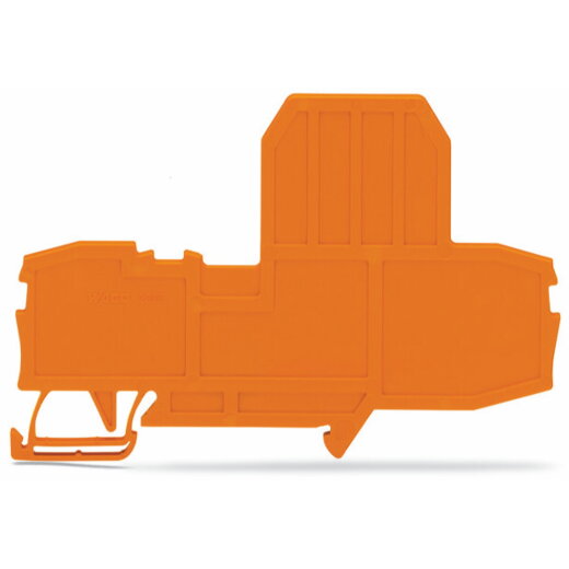 WAGO Endplatte für Sicherungsklemmen 2 mm dick grau 2006-991