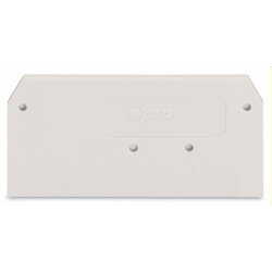 WAGO Abschluss- und Zwischenplatte 2,5 mm dick lichtgrau...