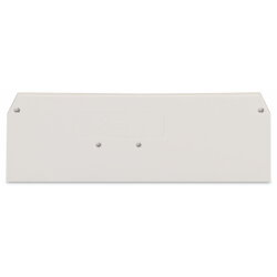 WAGO Abschluss- und Zwischenplatte 2 mm dick lichtgrau...