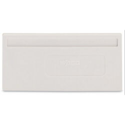 WAGO Trennwand 2 mm dick überstehend lichtgrau 279-331