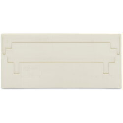 WAGO Trennwand 2 mm dick überstehend lichtgrau 284-331