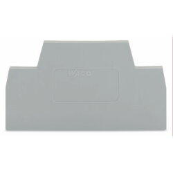 WAGO Abschluss- und Zwischenplatte 2,5 mm dick grau 281-340