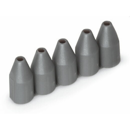 WAGO Isolierungsstopp 0,75 - 1 mm? 5 Stück / Strang dunkelgrau 2004-172