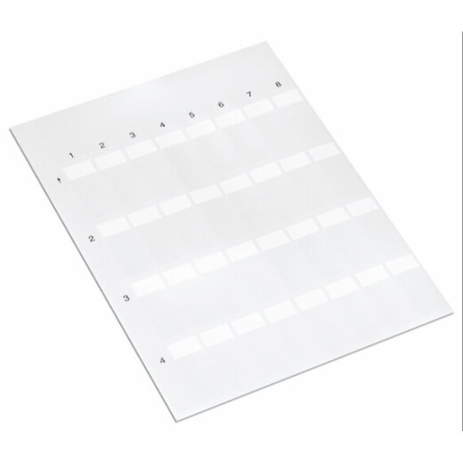 WAGO Selbstlaminierende Etiketten weiß 211-151