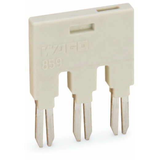 WAGO Brücker für Brückungsschacht 9-fach lichtgrau 859-409