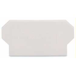 WAGO Trennwand 2 mm dick überstehend lichtgrau 280-363