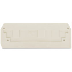 WAGO Abschluss- und Zwischenplatte 2,5 mm dick lichtgrau...