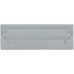 WAGO Trennwand 2 mm dick überstehend grau 282-309