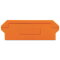 WAGO Trennwand 2 mm dick überstehend orange 280-327