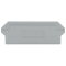 WAGO Trennwand 2 mm dick überstehend grau 280-337