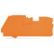 WAGO Abschluss- und Zwischenplatte 1 mm dick orange 2116-1292