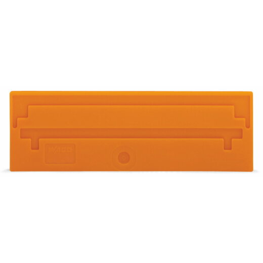 WAGO Trennwand 2 mm dick überstehend orange 283-353