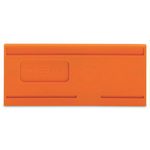WAGO Trennwand 2 mm dick überstehend orange 880-329