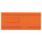 WAGO Trennwand 2 mm dick überstehend orange 880-329