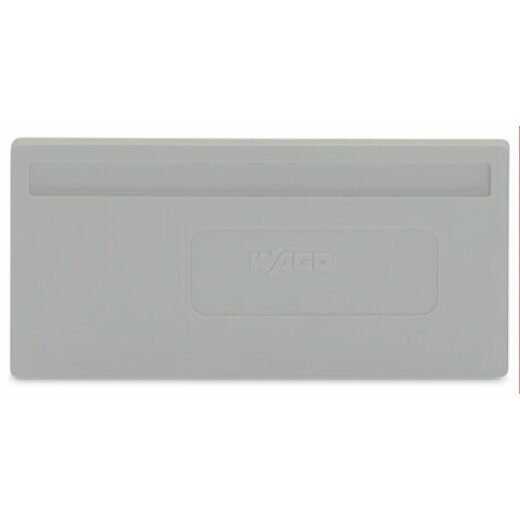 WAGO Trennwand 2 mm dick überstehend grau 281-330