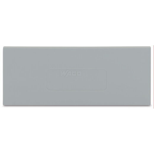 WAGO Trennwand 2 mm dick überstehend grau 281-344