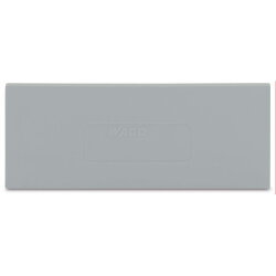 WAGO Trennwand 2 mm dick überstehend grau 281-344