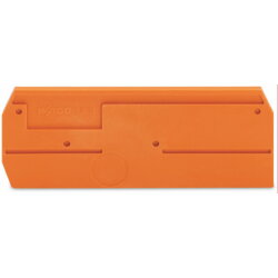 WAGO Abschluss- und Zwischenplatte 2,5 mm dick orange...
