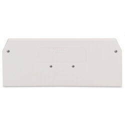 WAGO Abschluss- und Zwischenplatte 2,5 mm dick lichtgrau...