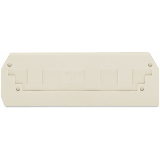 WAGO Abschluss- und Zwischenplatte 2,5 mm dick lichtgrau 282-341