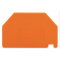 WAGO Trennwand 2 mm dick überstehend orange 281-322