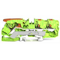 WAGO 3-Leiter-Schutzleiterklemme mit Hebel und...