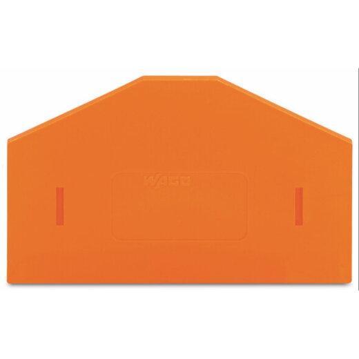 WAGO Trennwand 2 mm dick überstehend orange 281-318
