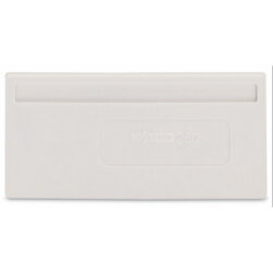 WAGO Trennwand 2 mm dick überstehend lichtgrau 280-357