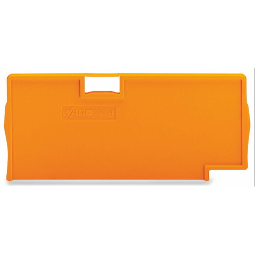 WAGO Trennplatte 2 mm dick überstehend orange 2004-1494