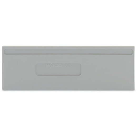 WAGO Trennwand 2 mm dick überstehend grau 280-334