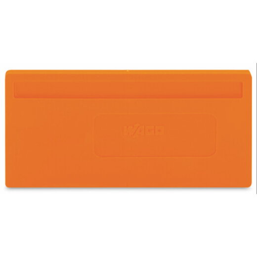 WAGO Trennwand 2 mm dick überstehend orange 279-329
