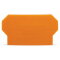 WAGO Trennwand 2 mm dick überstehend orange 285-327