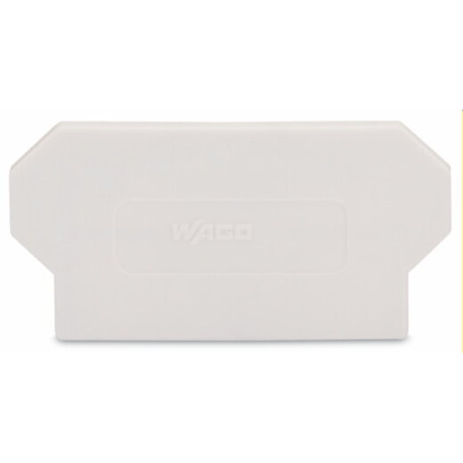 WAGO Trennwand 2 mm dick überstehend lichtgrau 281-354