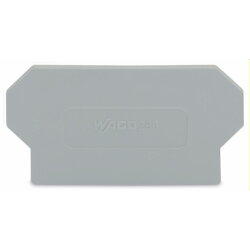 WAGO Trennwand 2 mm dick überstehend grau 280-338