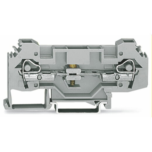 WAGO 2-Leiter-Trenn- und Messklemme für Tragschiene 35 x 15 und 35 x 7,5 6 mm? grau 282-135