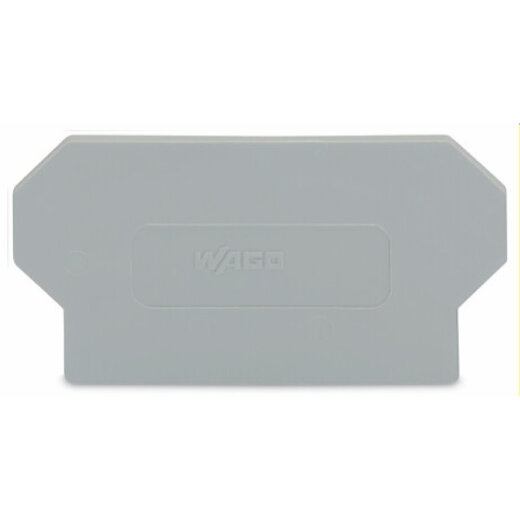 WAGO Trennwand 2 mm dick überstehend grau 285-337