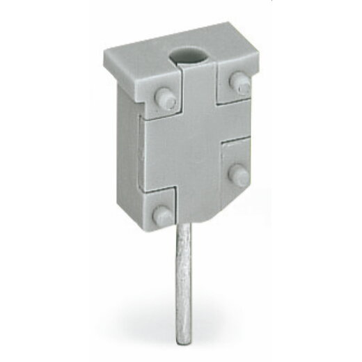 WAGO Prüfsteckermodul ohne Rastklinken anreihbar grau 249-136