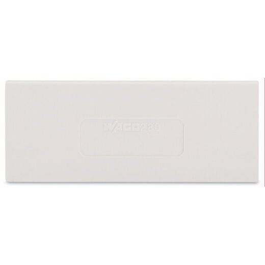 WAGO Trennwand 2 mm dick überstehend lichtgrau 280-359