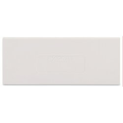 WAGO Trennwand 2 mm dick überstehend lichtgrau 280-359