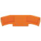 WAGO Abschluss- und Zwischenplatte 5 mm dick orange 280-333