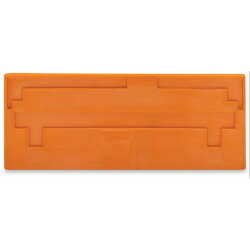 WAGO Trennwand 2 mm dick überstehend orange 283-329