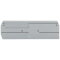 WAGO Abschluss- und Zwischenplatte 2,5 mm dick grau 880-344