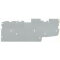 WAGO Abschluss- und Zwischenplatte 1 mm dick grau 2022-1491