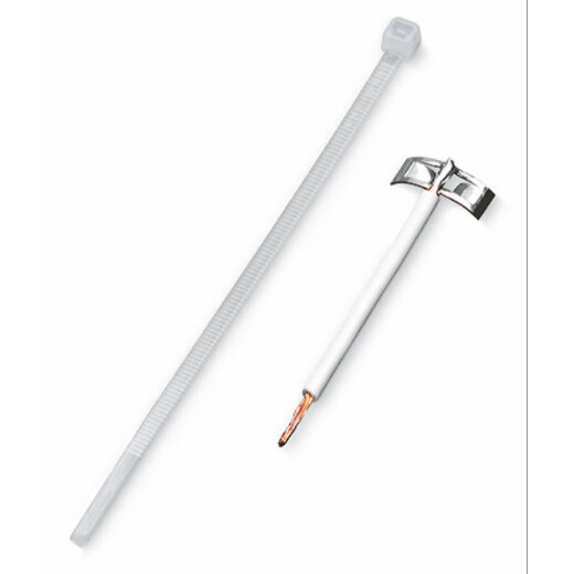 WAGO Schirmübergabe inklusive Kabelbinder für Schirmdurchmesser 5 mm bis 10 mm 60 mm lang 709-350