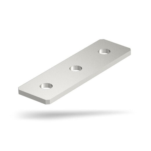 OBO Verbindungsplatte GMS 3 VP V2A mit 3 Löchern 150x40x4