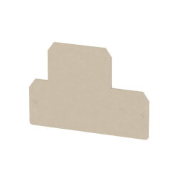 Weidmüller Abschlussplatte WAP WDK 10 beige 1186720000
