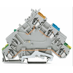 WAGO 4-Leiter-Initiatoreneinspeiseklemme LED grün...