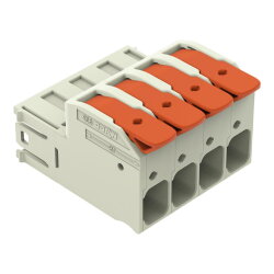 WAGO 1-Leiter-Stiftleiste Hebel Push-in CAGE CLAMP®...
