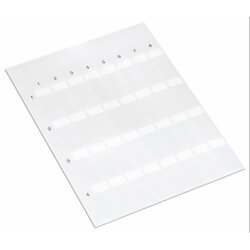 WAGO Selbstlaminierende Etiketten weiß 211-150