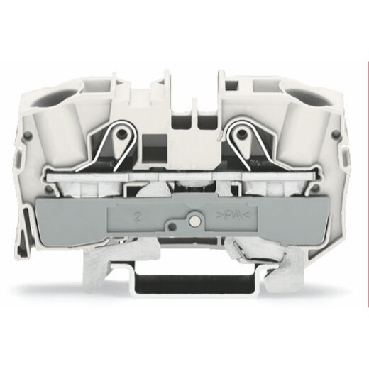 WAGO 2-Leiter-Schirmleiterklemme 16 mm? für Anwendungen Ex e II geeignet weiß 2016-1208